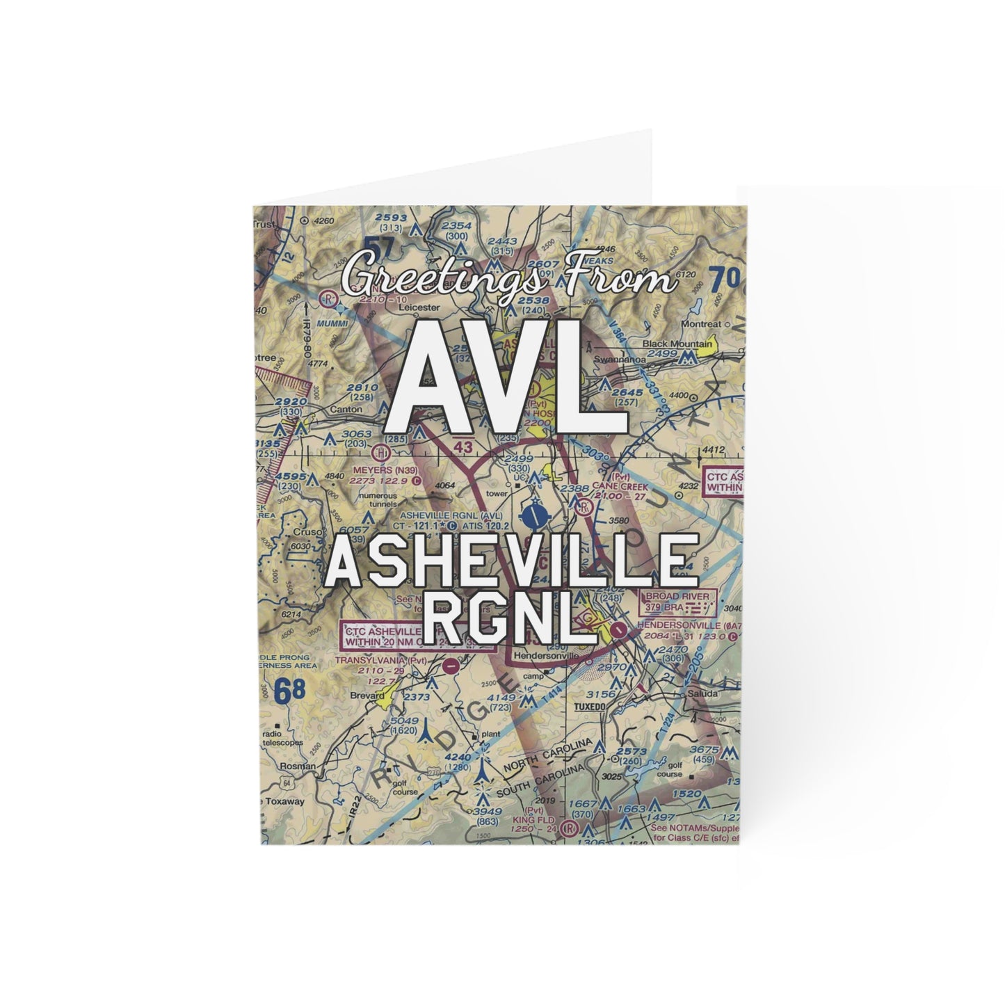 AVL Greeting Cards | Asheville Regional Airport Cards
