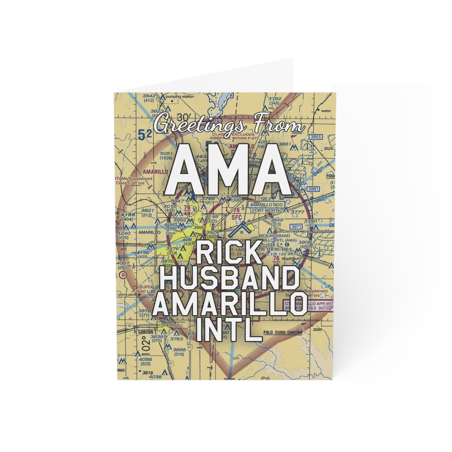 AMA Greeting Cards | Rick Husband Amarillo International Airport Cards