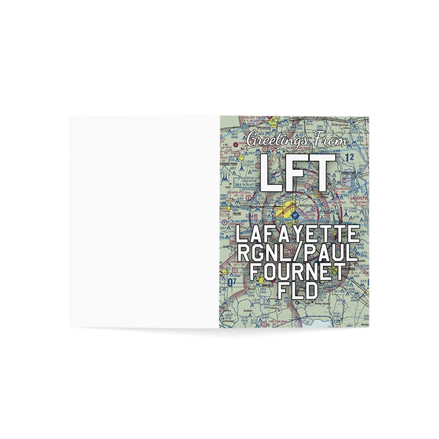 LFT Greeting Cards | Lafayette Regional/Paul Fournet Field Airport Cards