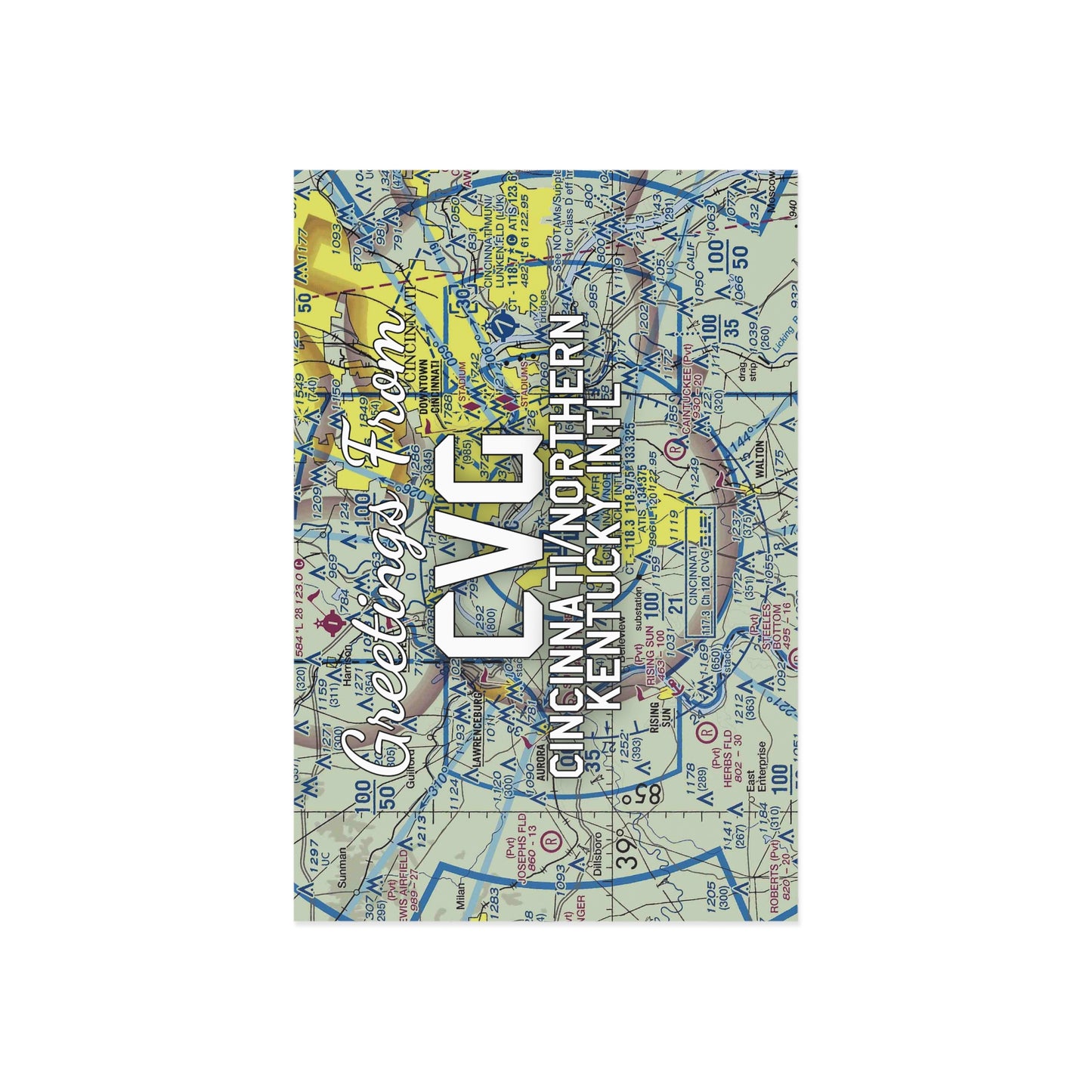 CVG Postcard | Cincinnati/Northern Kentucky International Airport Card