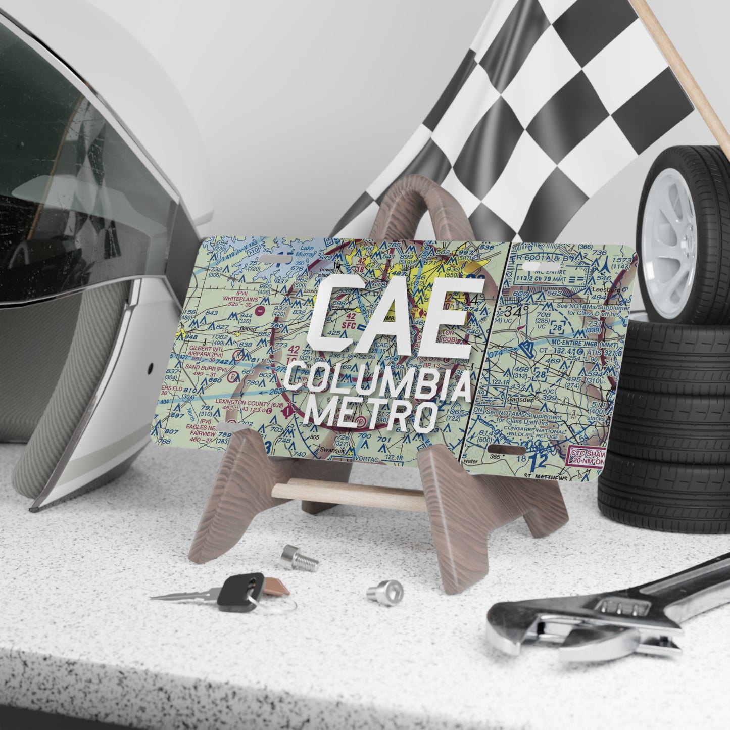 CAE Vanity Plate | Columbia Metro Airport Vanity Plate