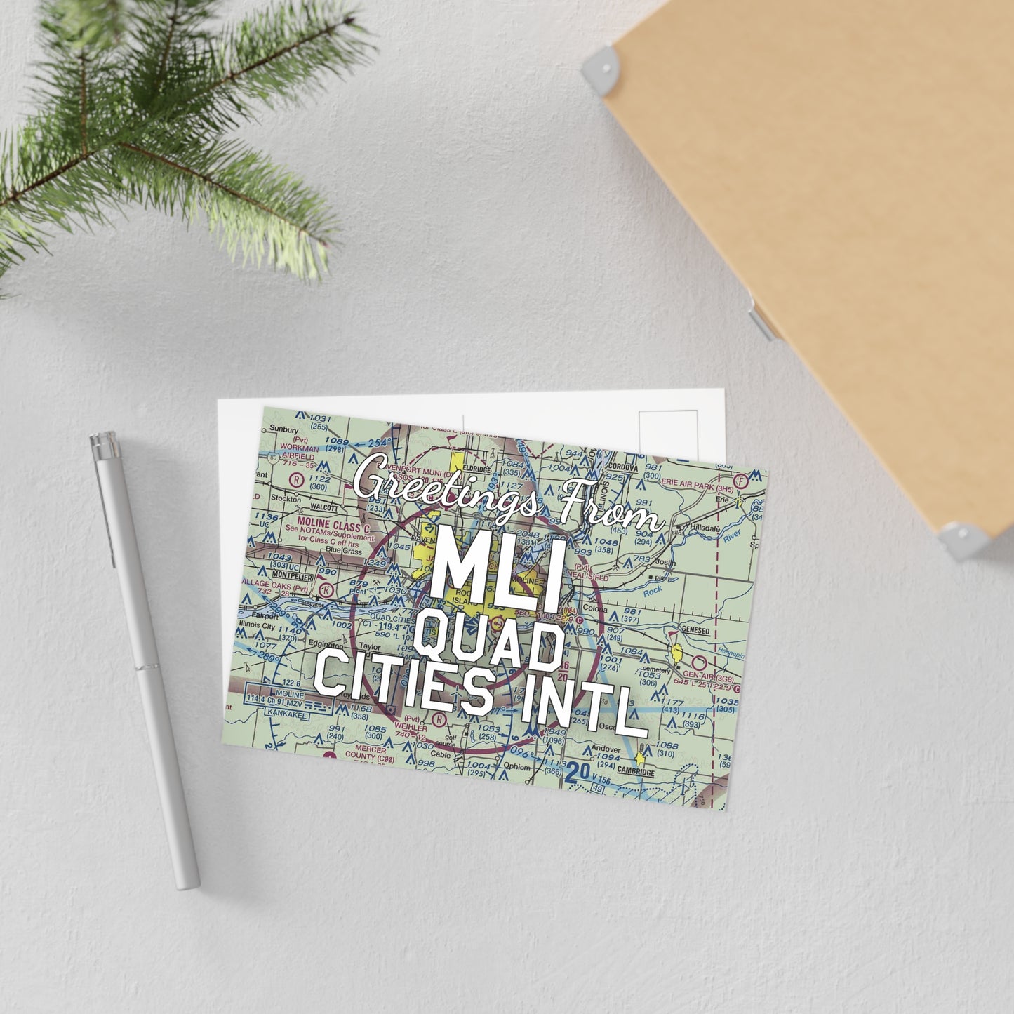 MLI Postcard | Quad Cities International Airport Card