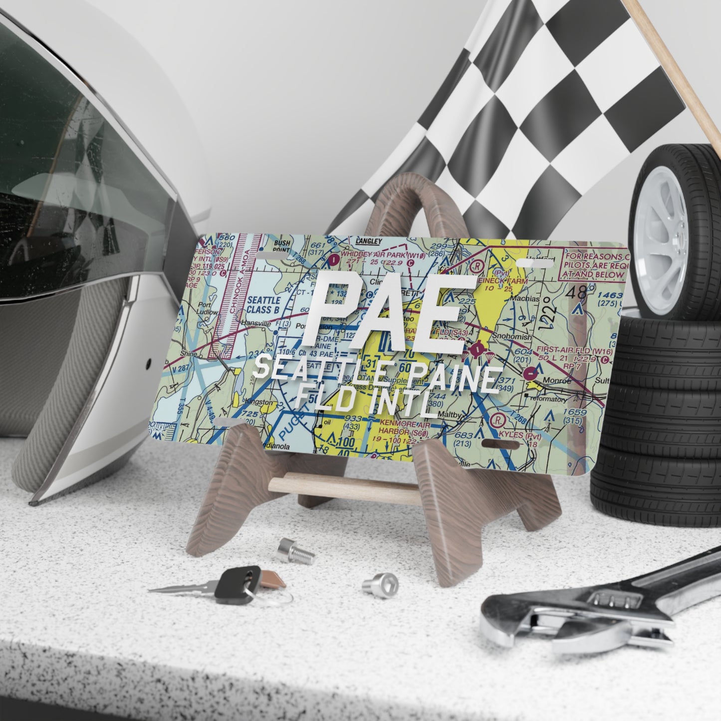 PAE Vanity Plate | Seattle Paine Field International Airport Vanity Plate