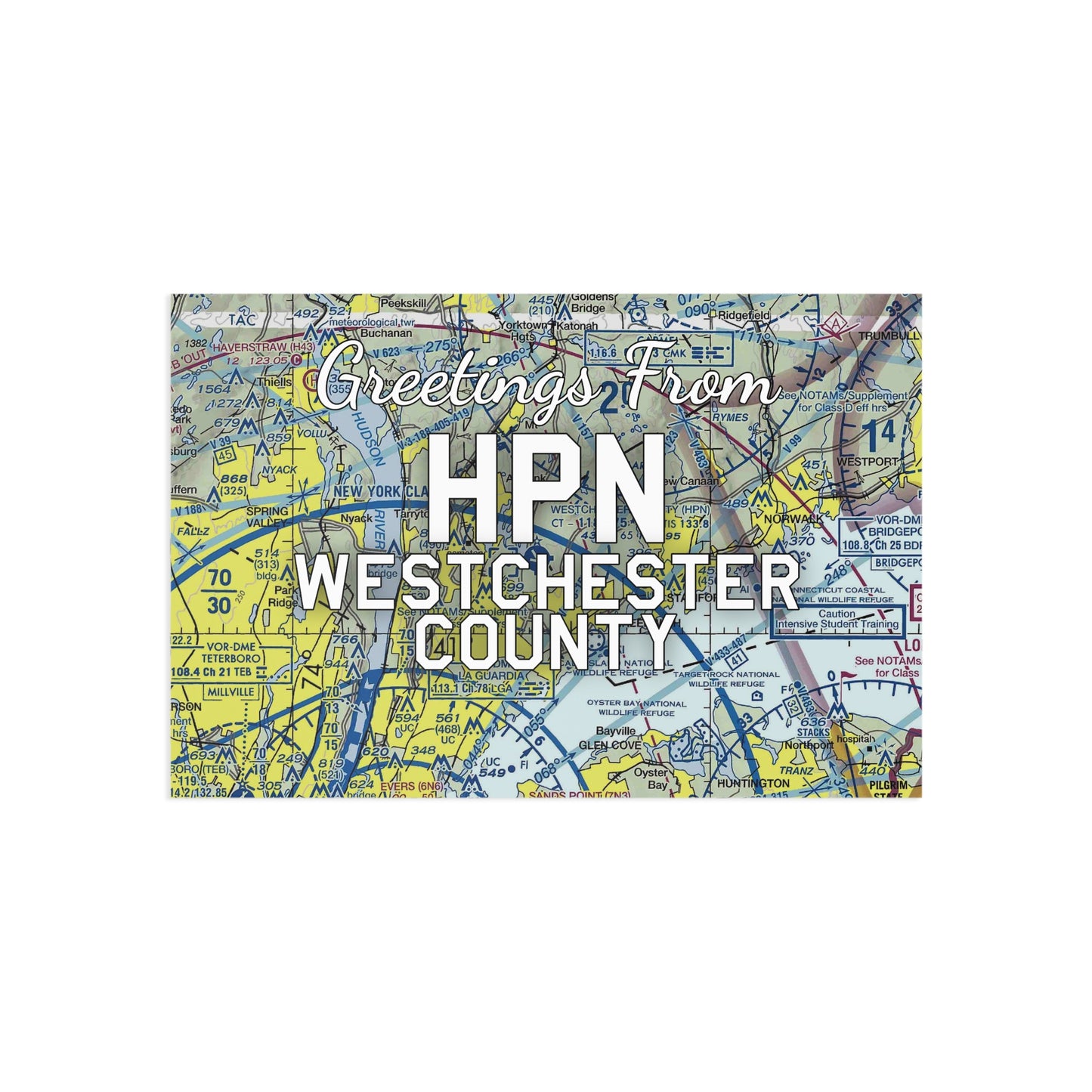 HPN Postcard | Westchester County Airport Card