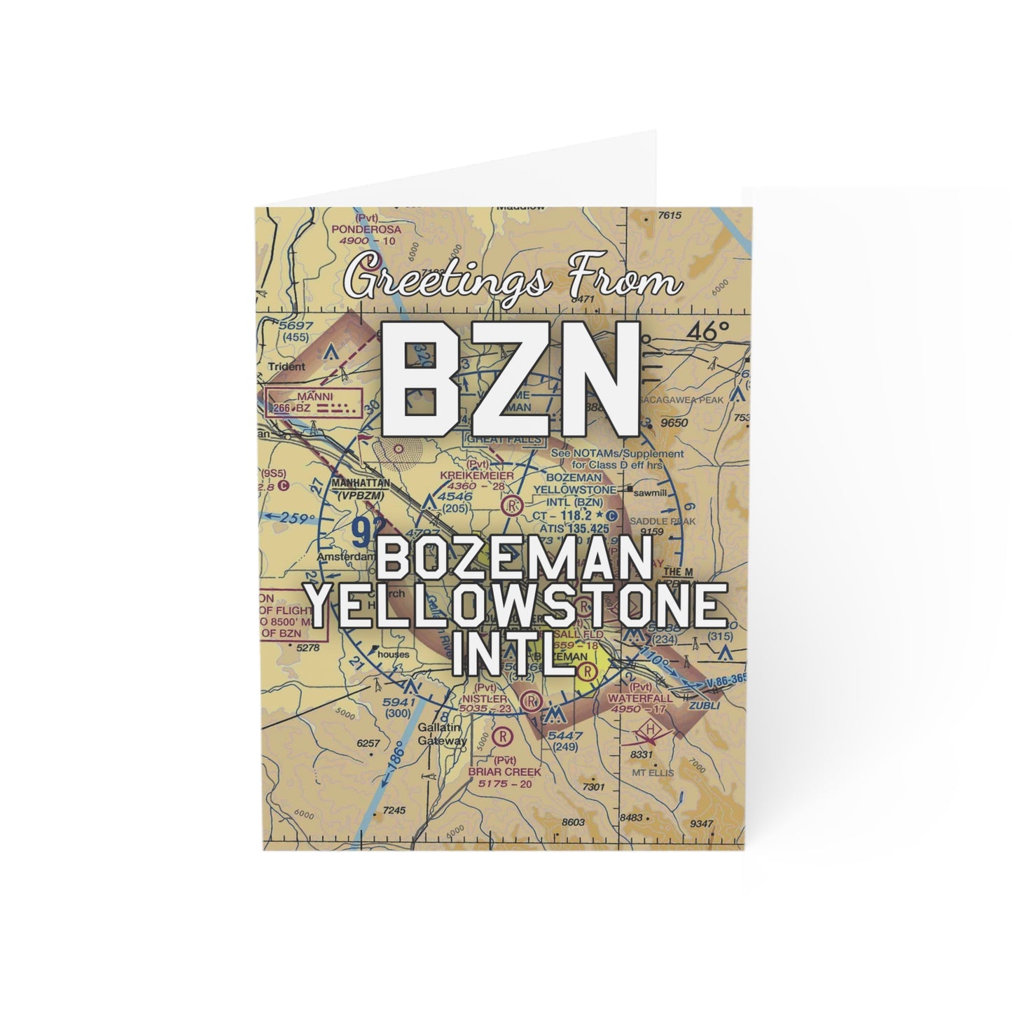 BZN Greeting Cards | Bozeman Yellowstone International Airport Cards