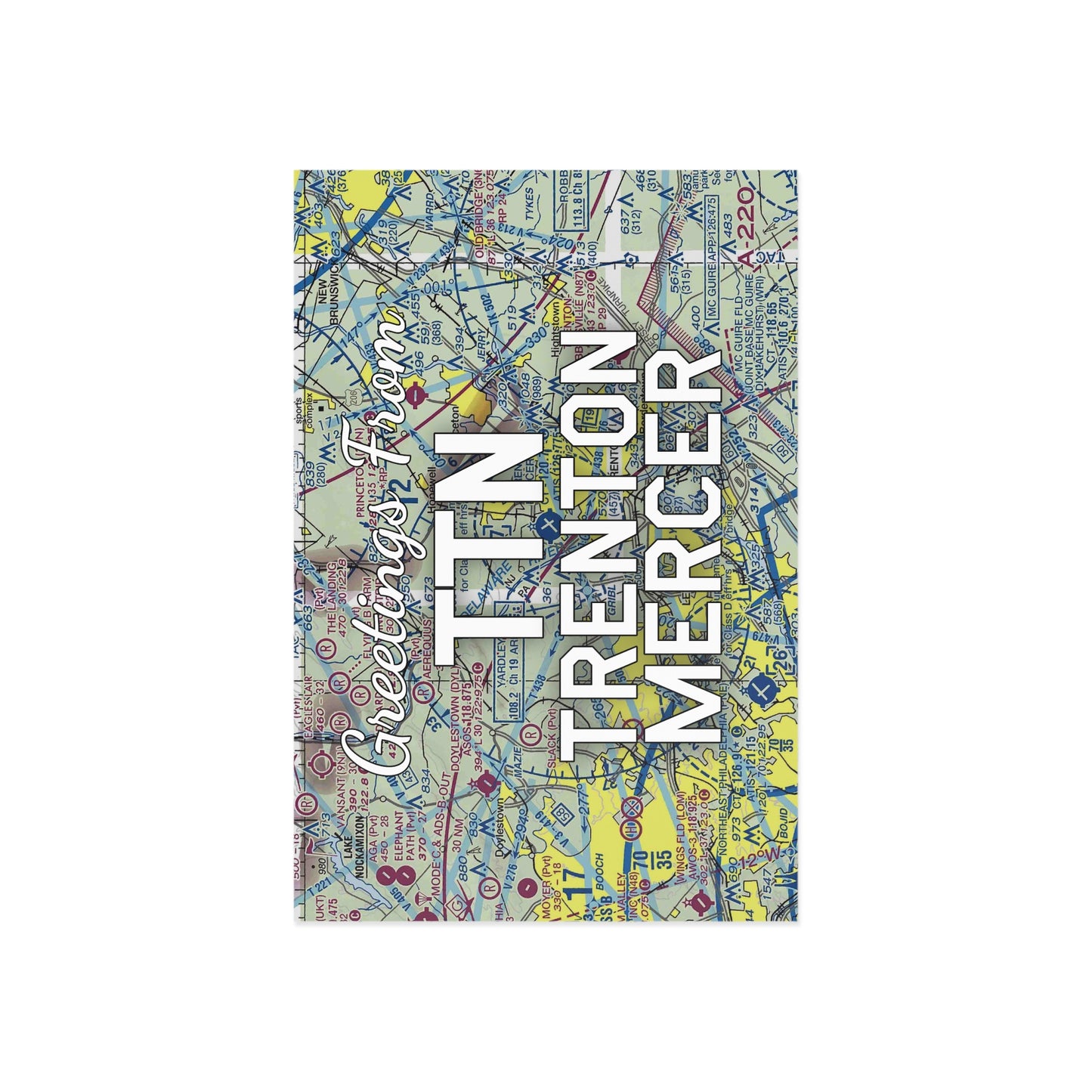 TTN Postcard | Trenton Mercer Airport Card