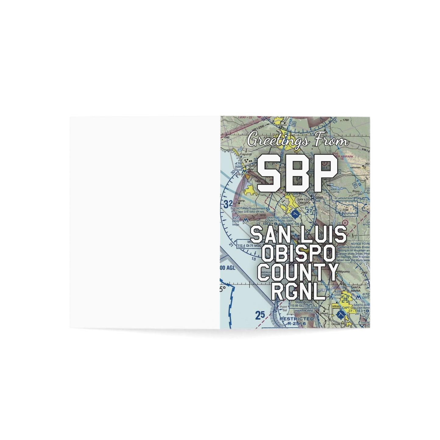 SBP Greeting Cards | San Luis Obispo County Regional Airport Cards
