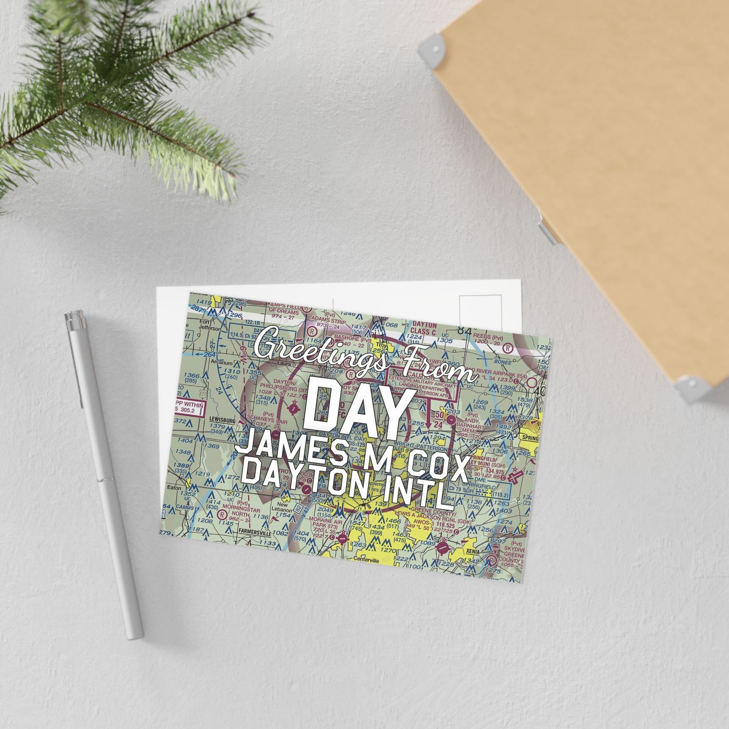 DAY Postcard | James M Cox Dayton International Airport Card