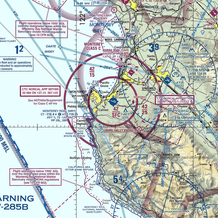 MRY - VFR Chart