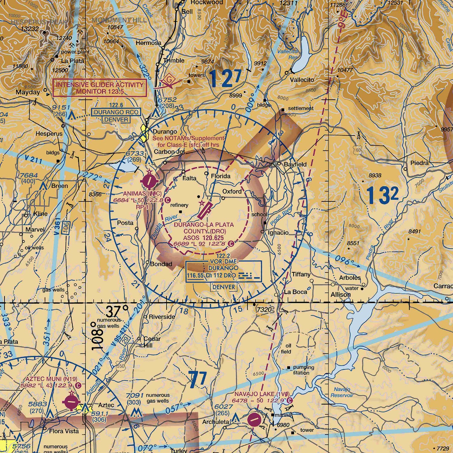 DRO - VFR Chart