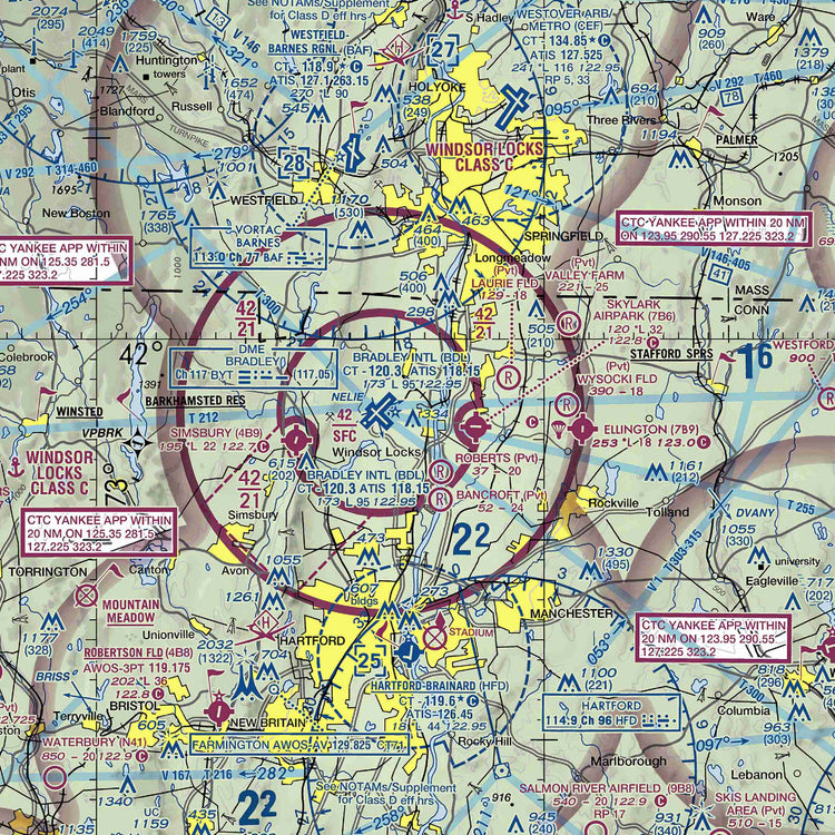 BDL - VFR Chart