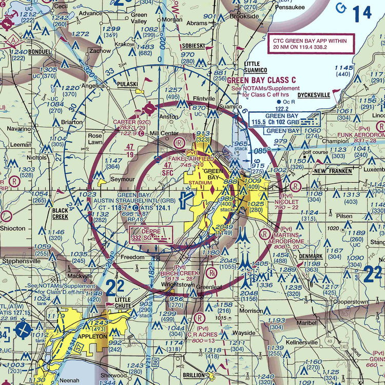 GRB - VFR Chart