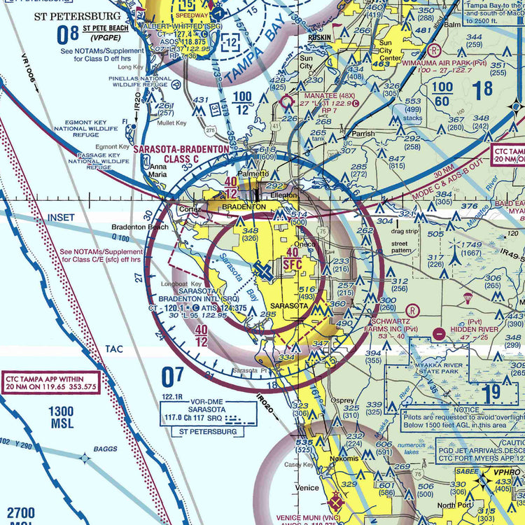 SRQ - VFR Chart