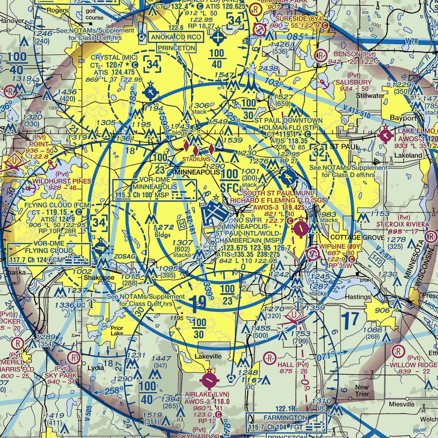 MSP - VFR Chart