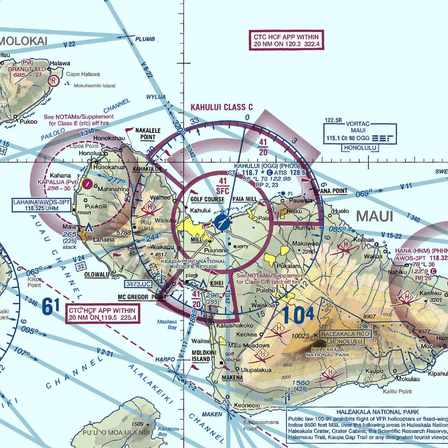 OGG - VFR Chart