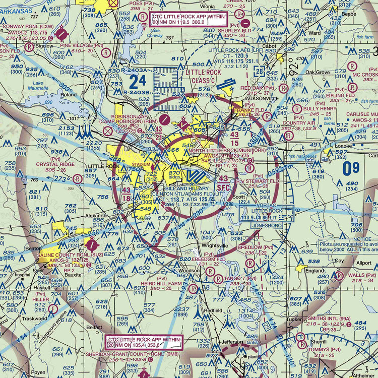 LIT - VFR Chart