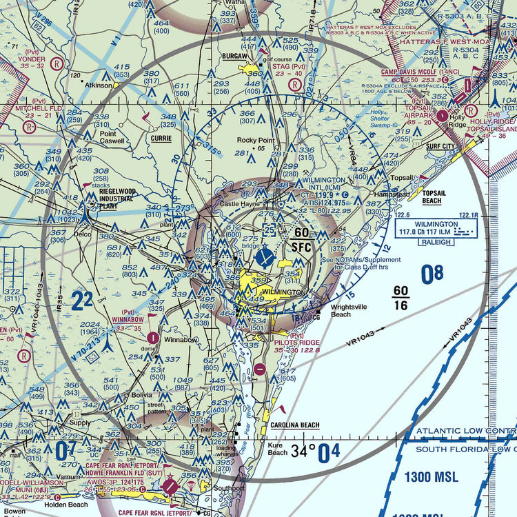 ILM - VFR Chart