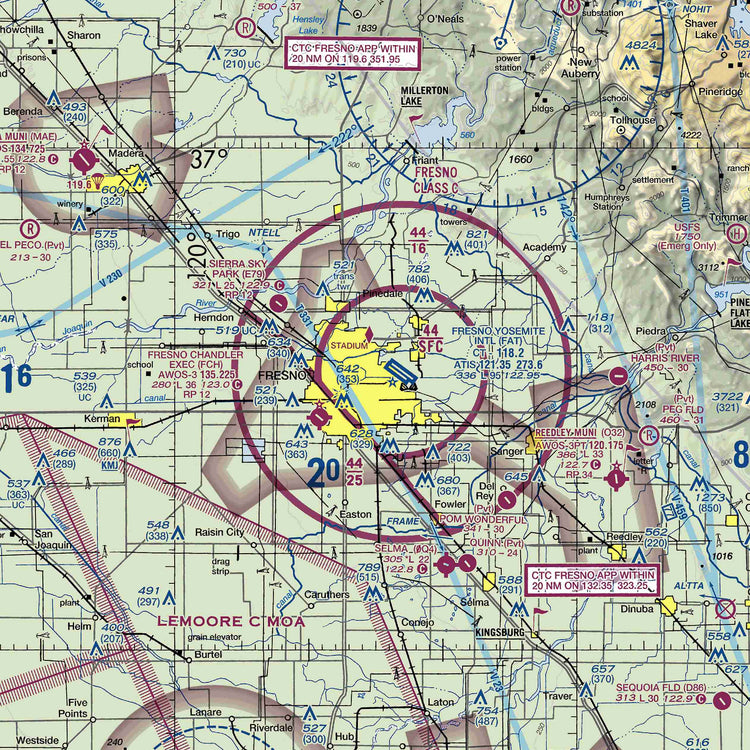 FAT - VFR Chart