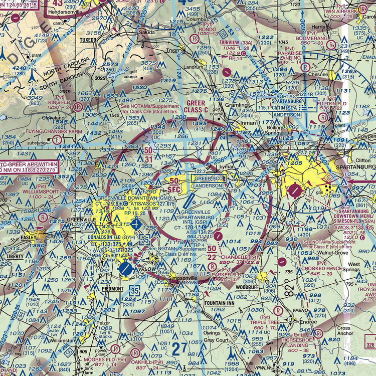 GSP - VFR Chart