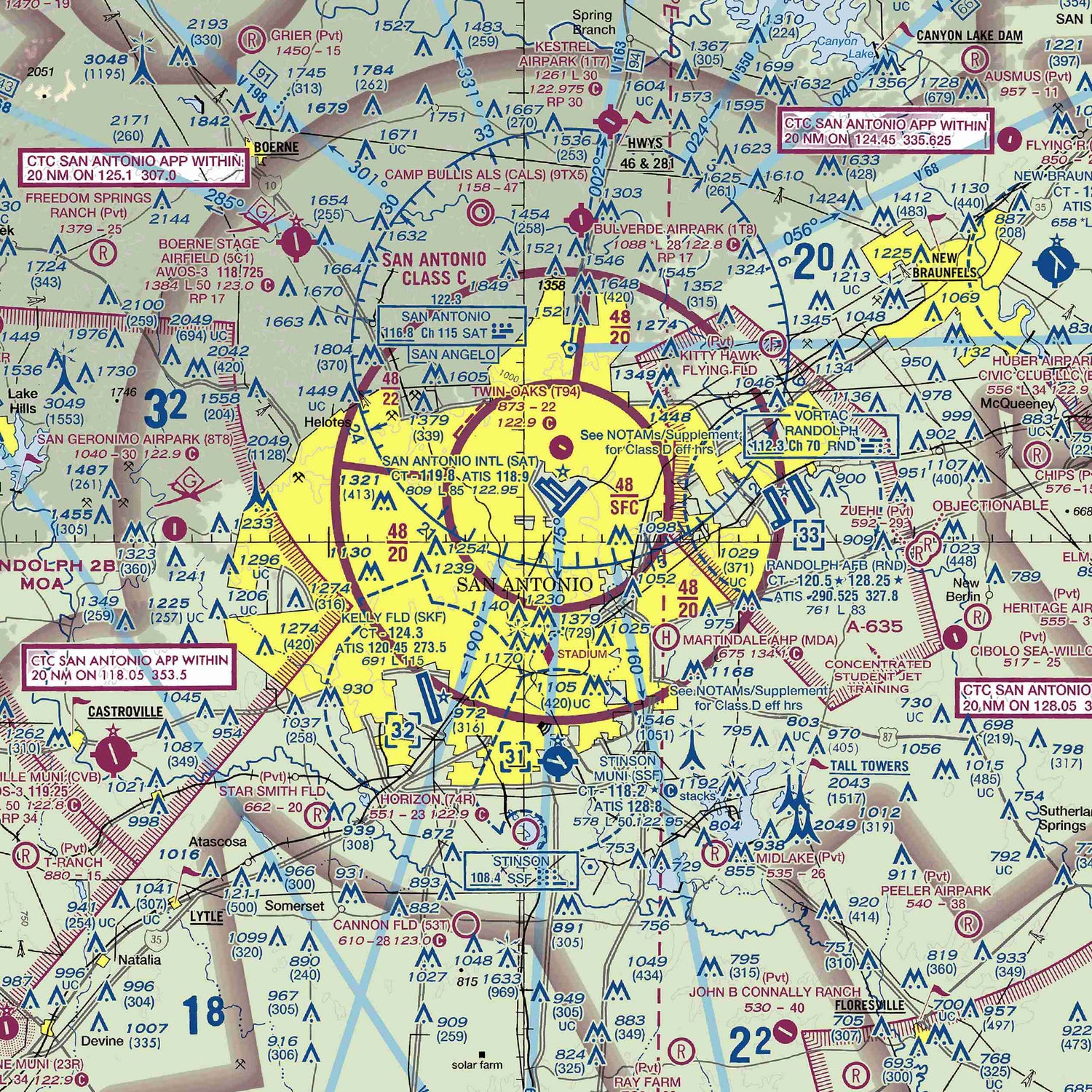 SAT - VFR Chart