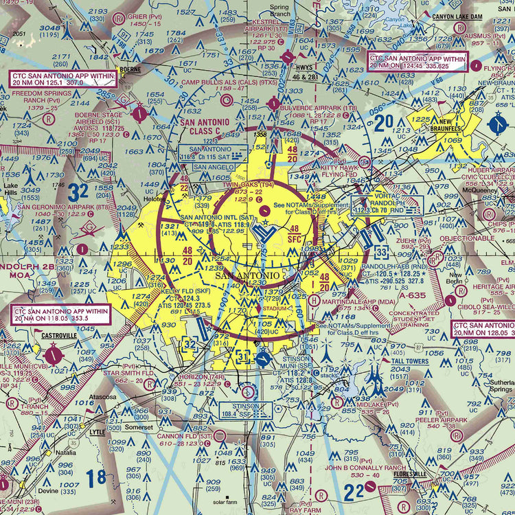 SAT - VFR Chart