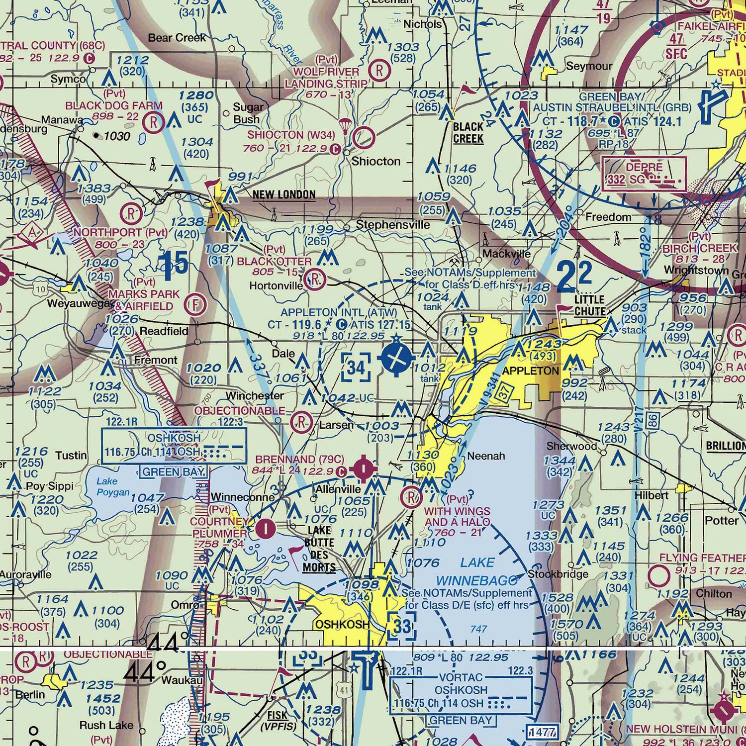 ATW - VFR Chart