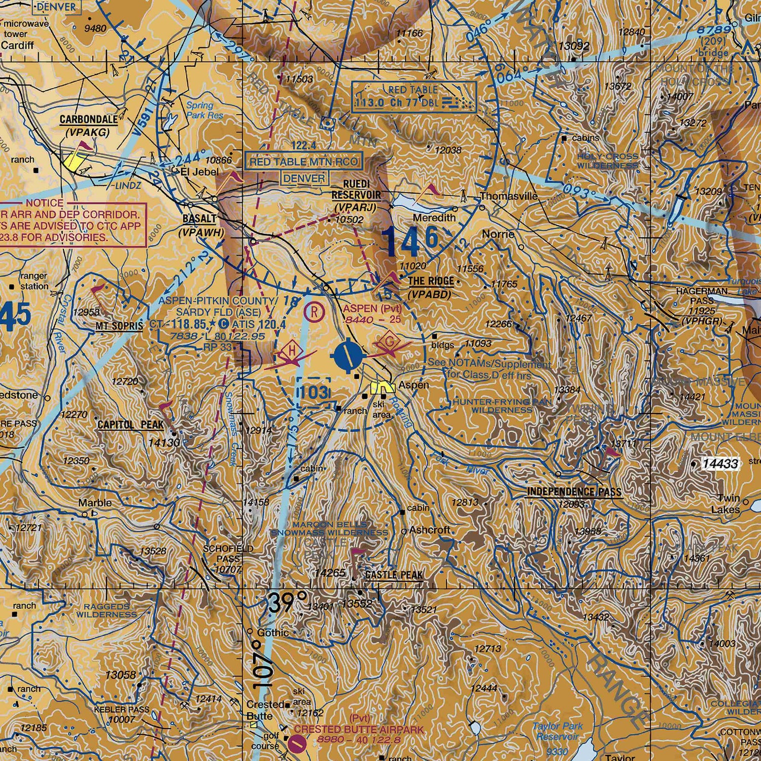 ASE - VFR Chart