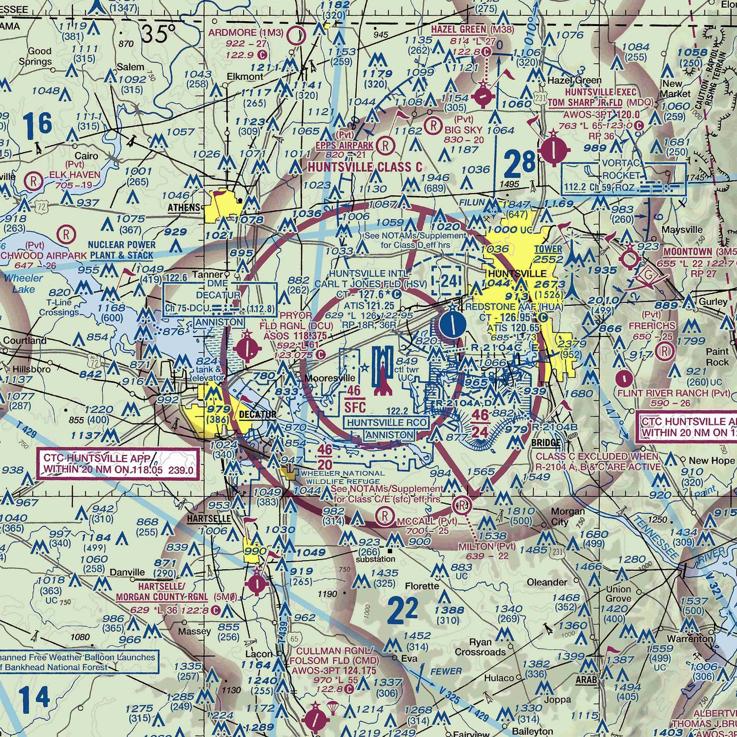 HSV - VFR Chart