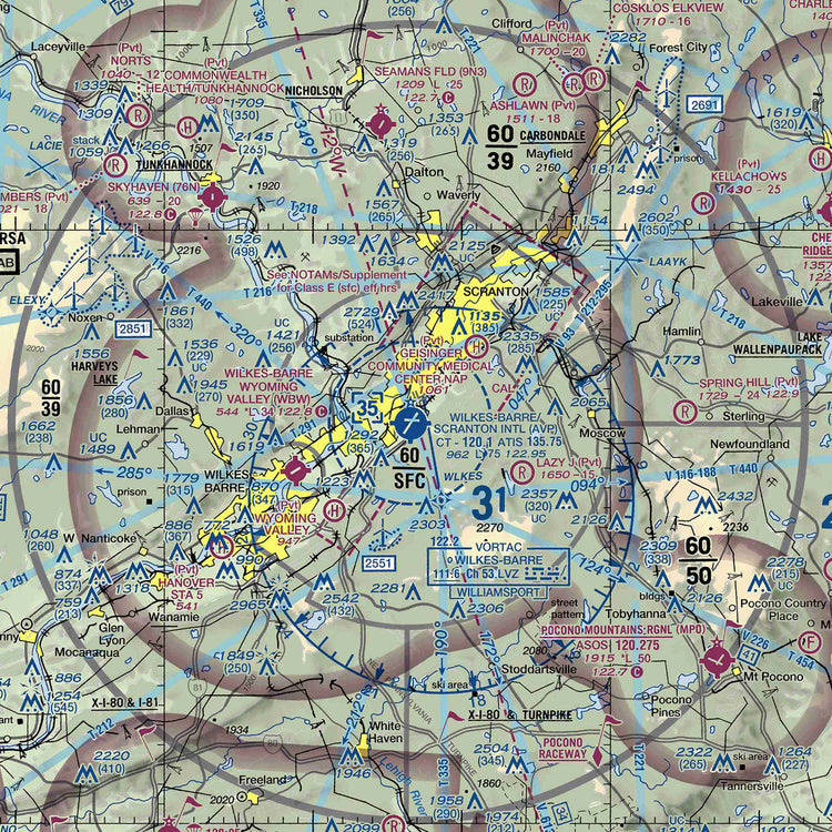 AVP - VFR Chart