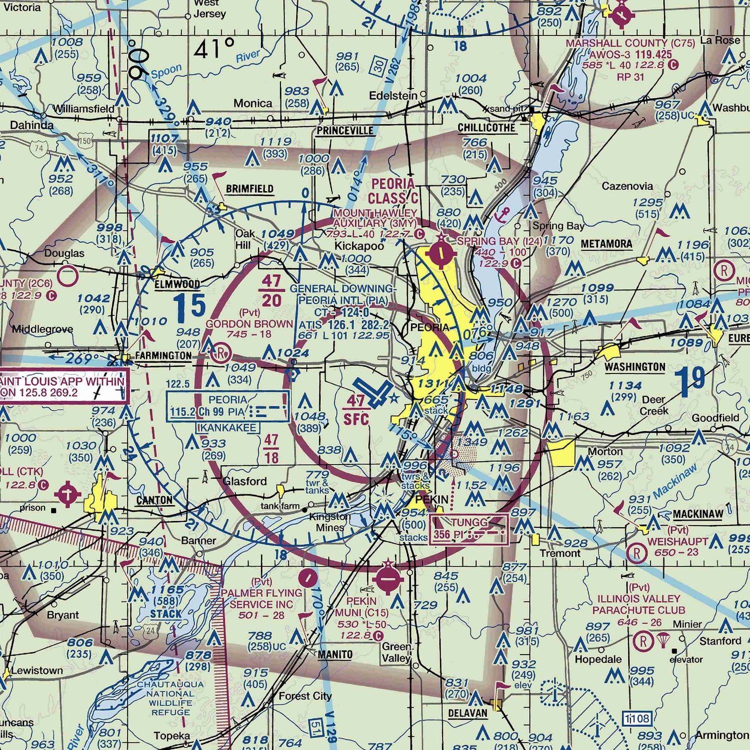 PIA - VFR Chart