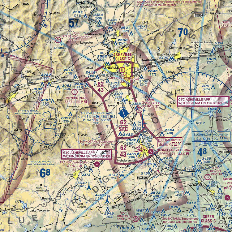 AVL - VFR Chart