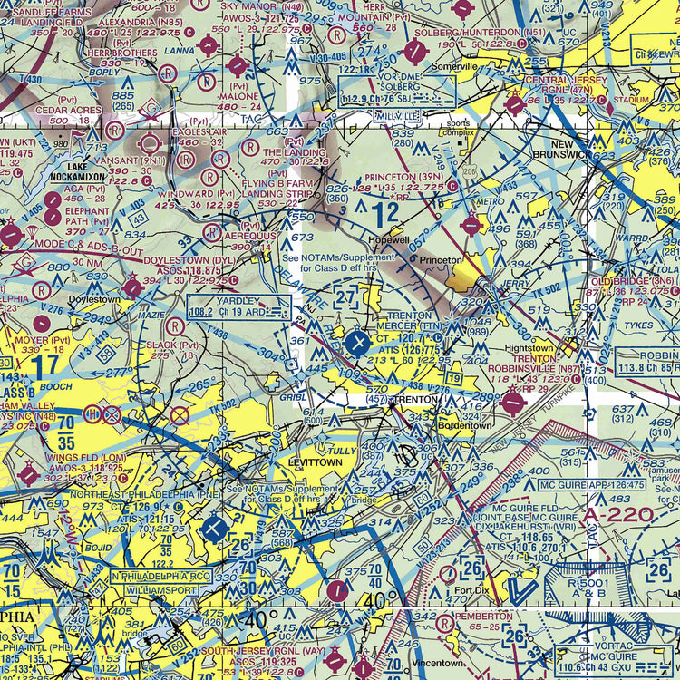 TTN - VFR Chart