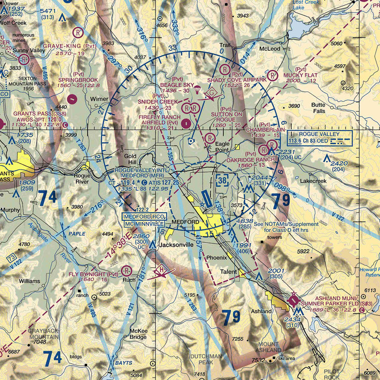 MFR - VFR Chart