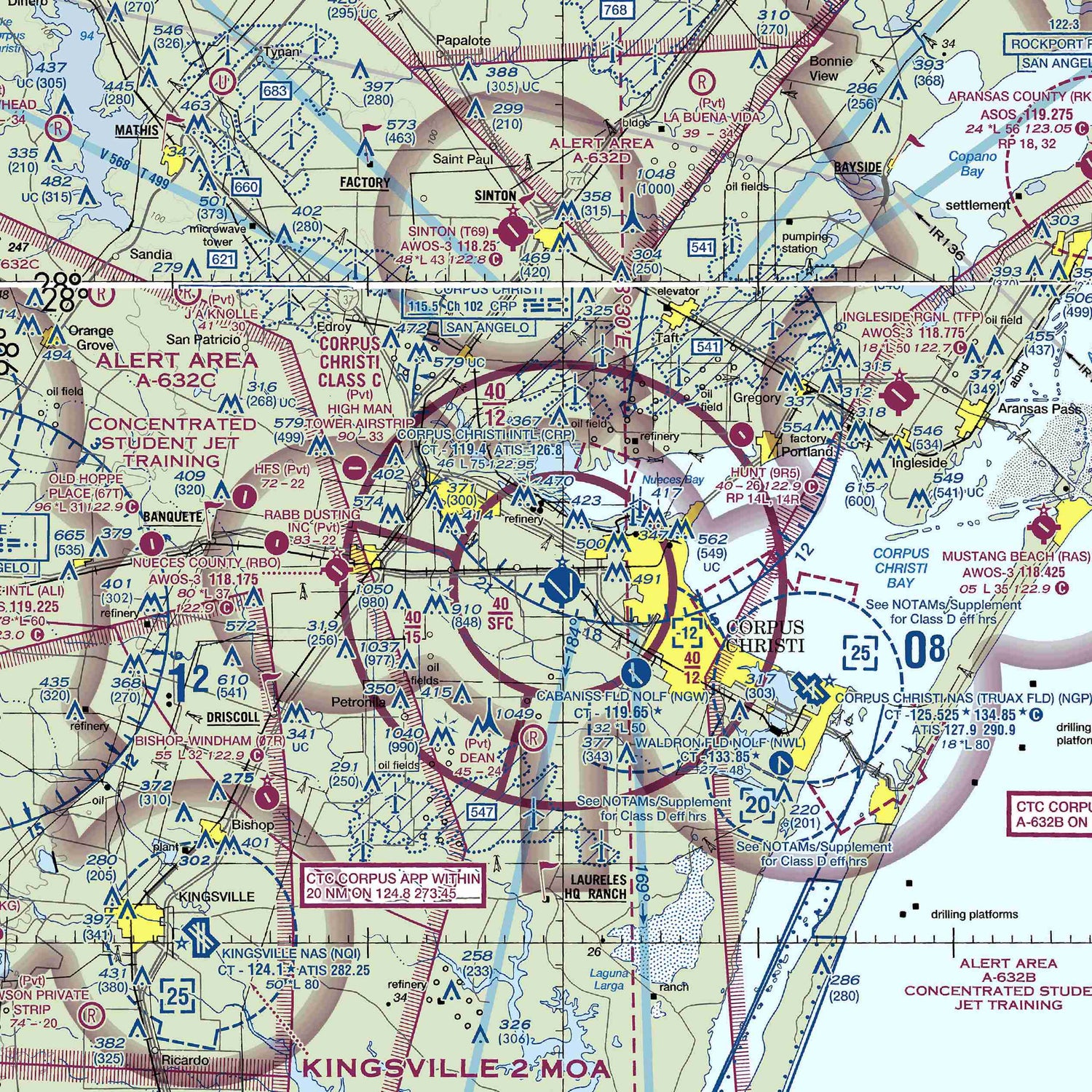 CRP - VFR Chart