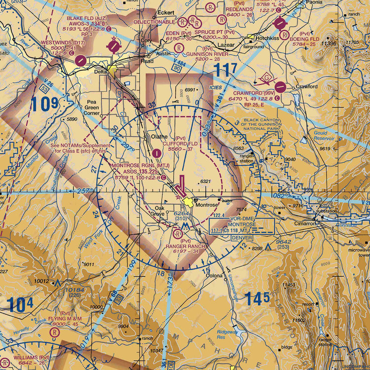 MTJ - VFR Chart