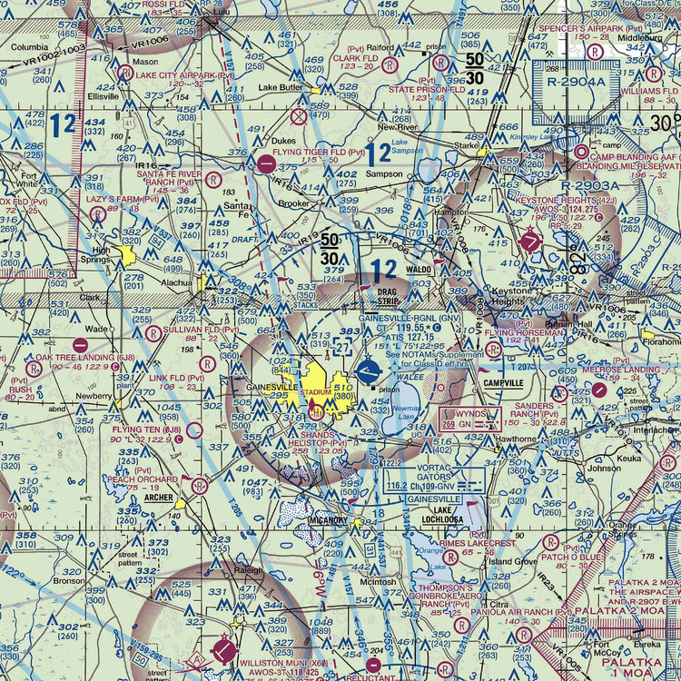 GNV - VFR Chart