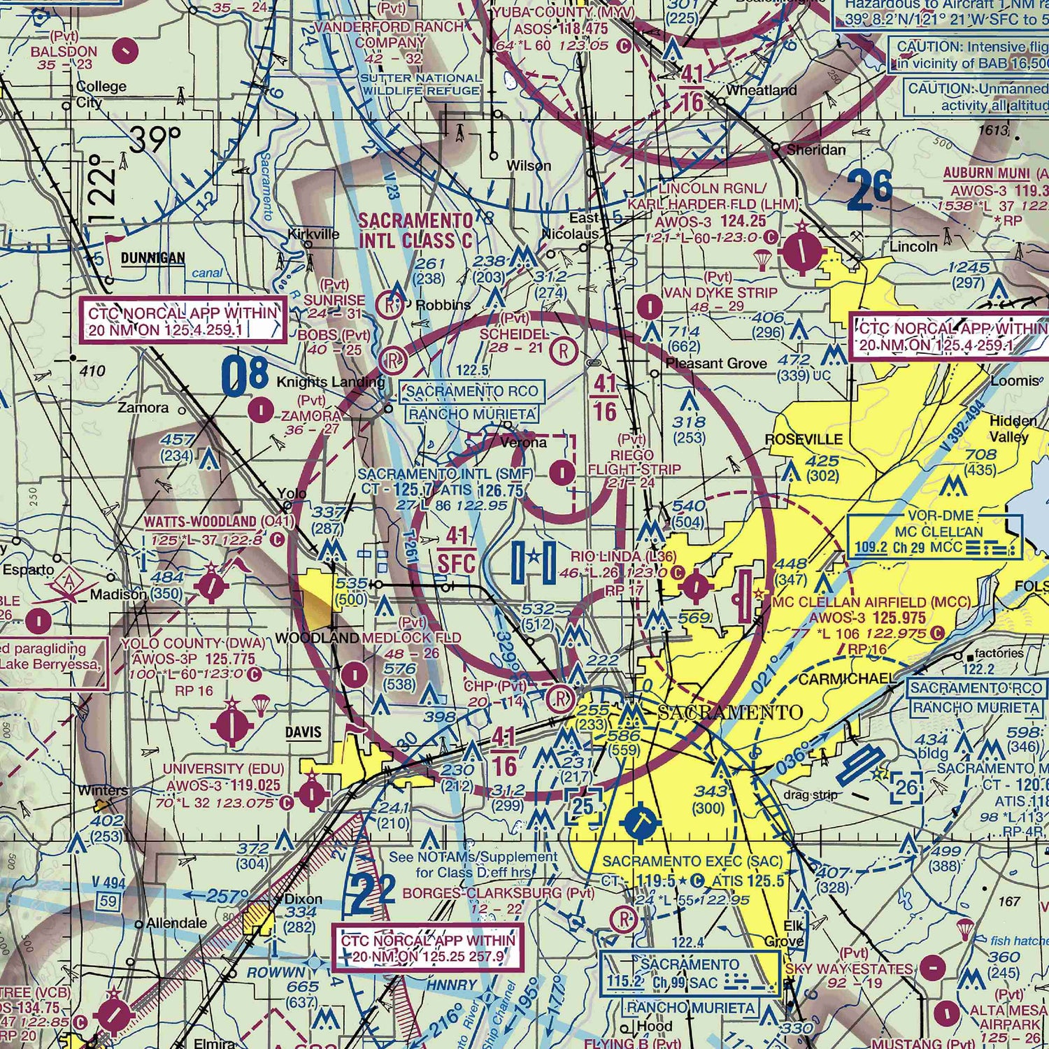 SMF - VFR Chart