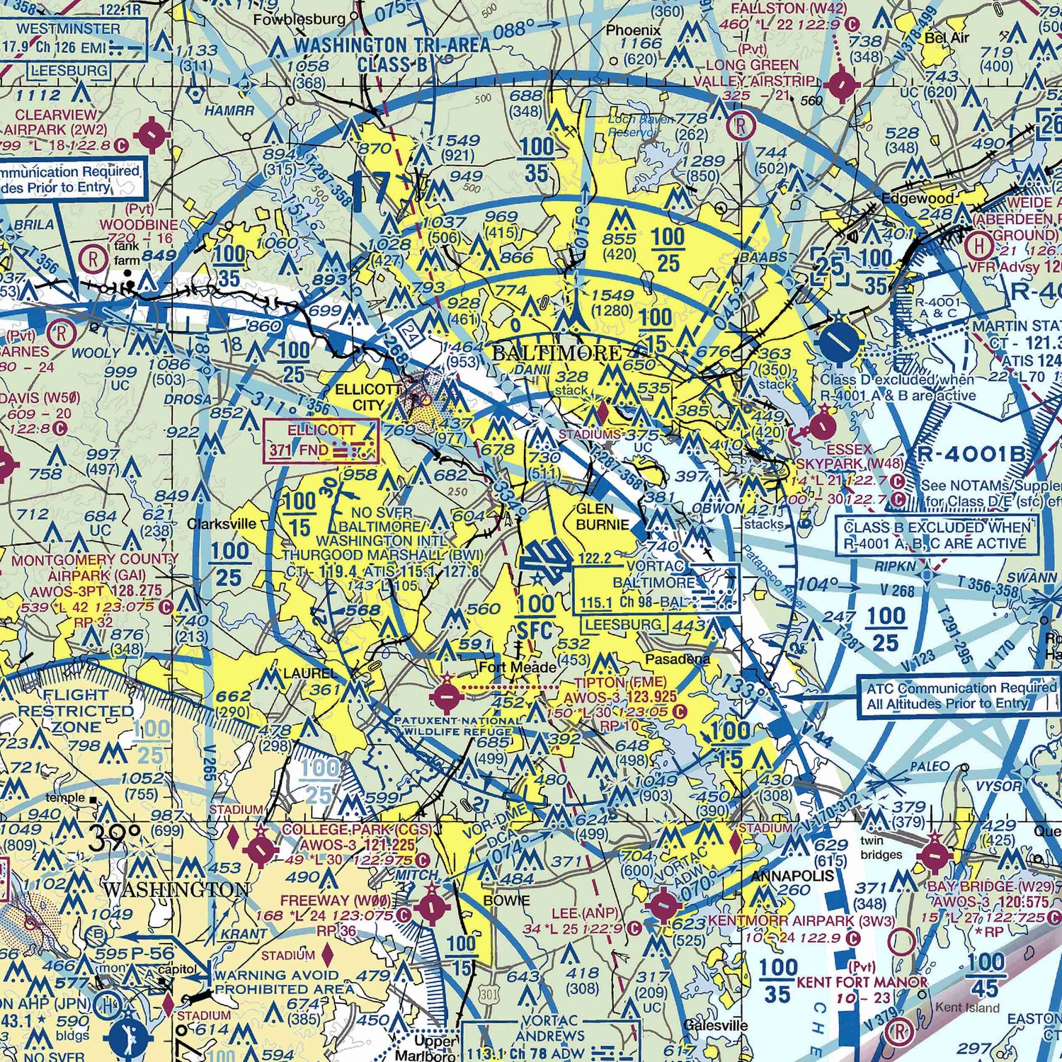 BWI - VFR Chart