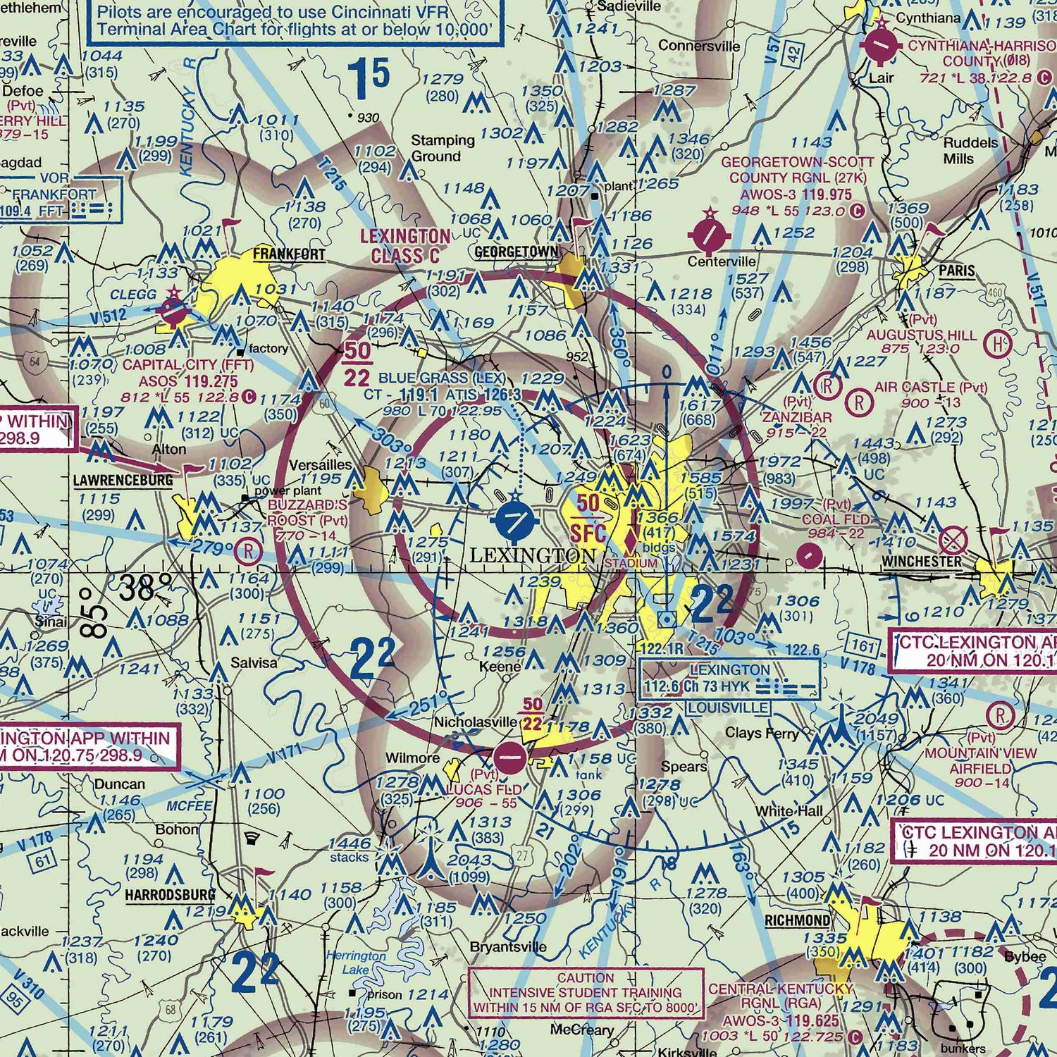 LEX - VFR Chart