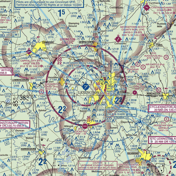 LEX - VFR Chart