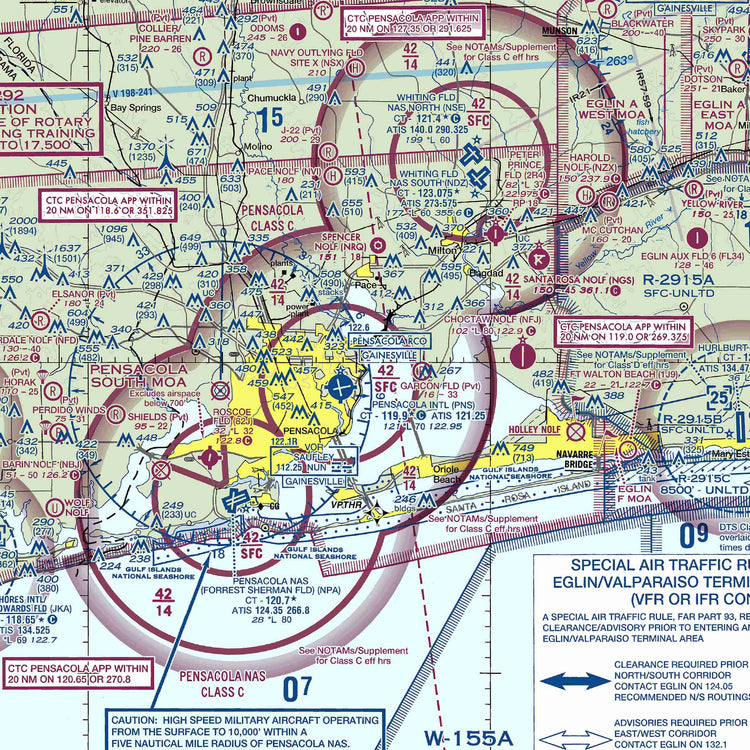 PNS - VFR Chart