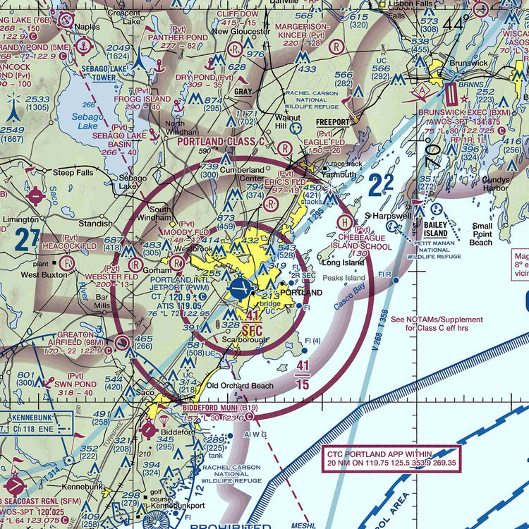 PWM - VFR Chart