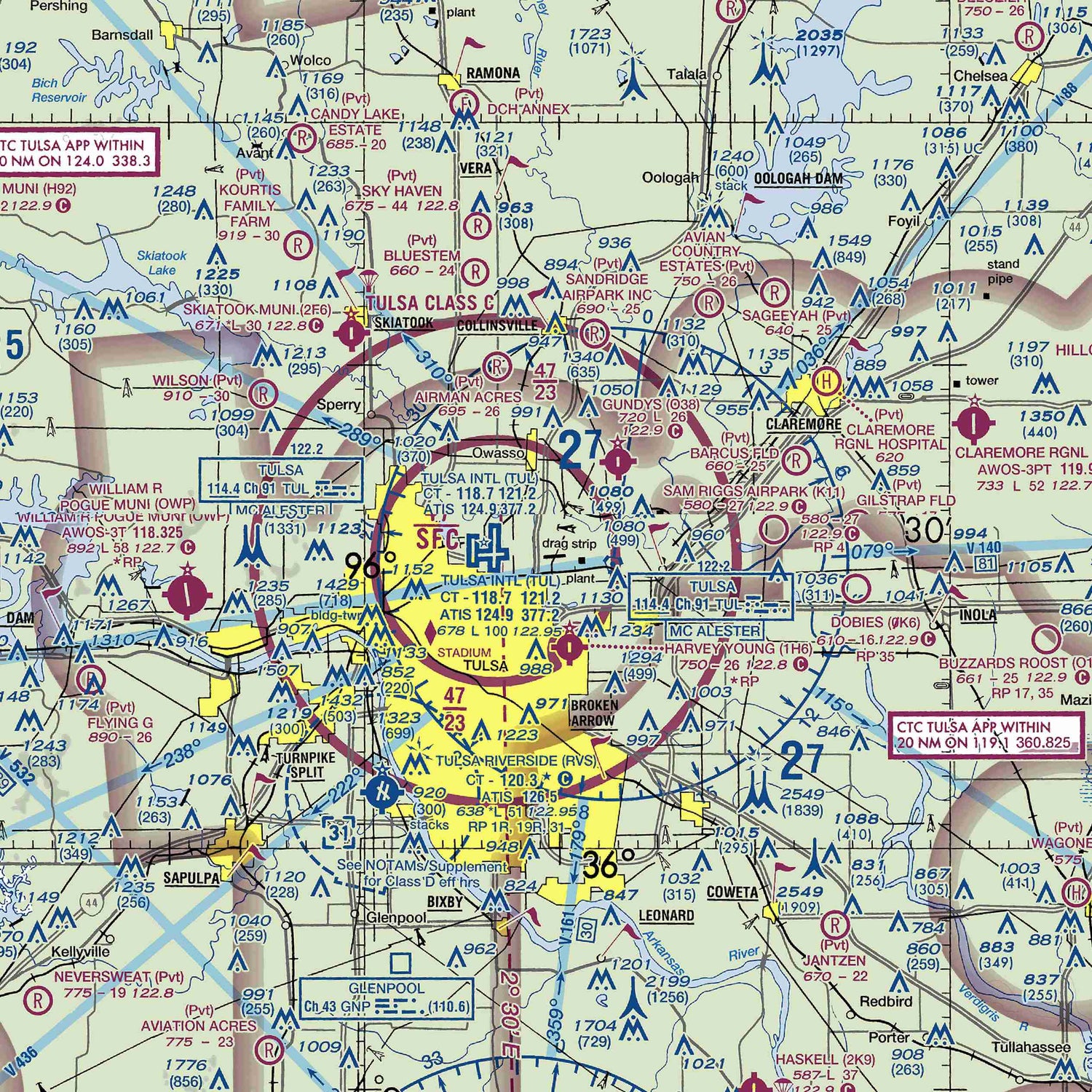 TUL - VFR Chart