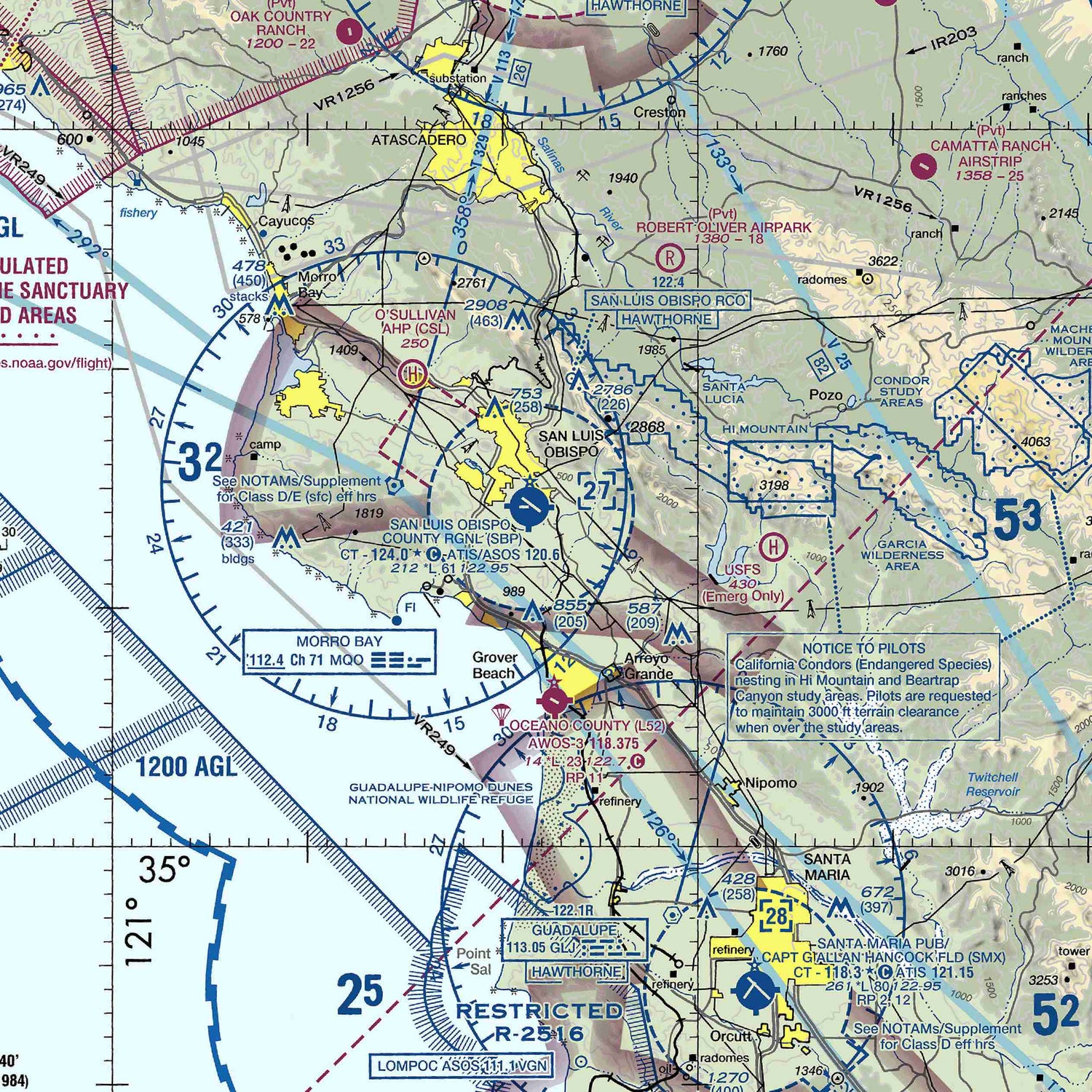 SBP - VFR Chart