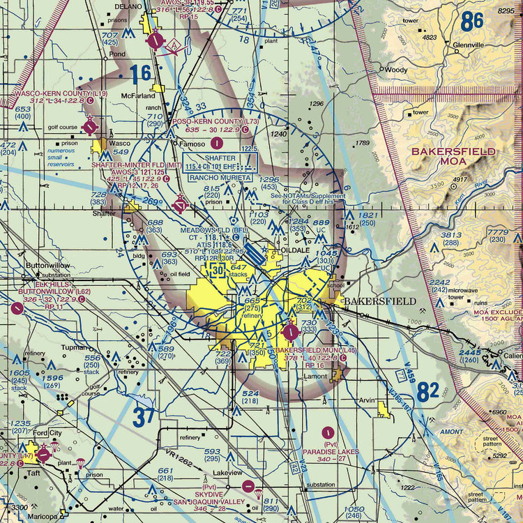 BFL - VFR Chart