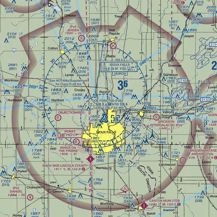 FSD - VFR Chart