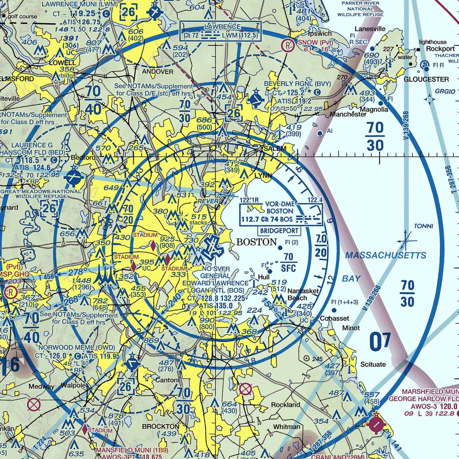 BOS - VFR Chart