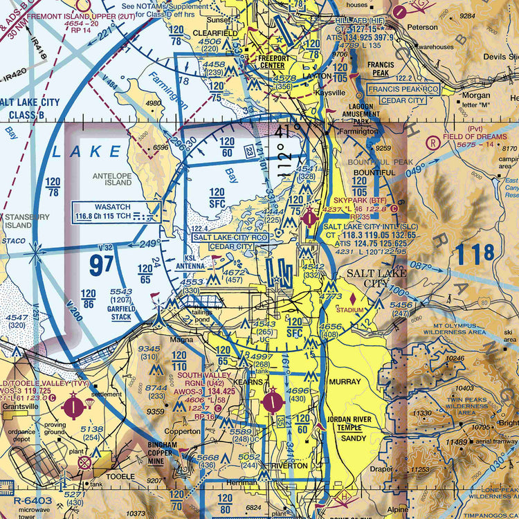 SLC - VFR Chart