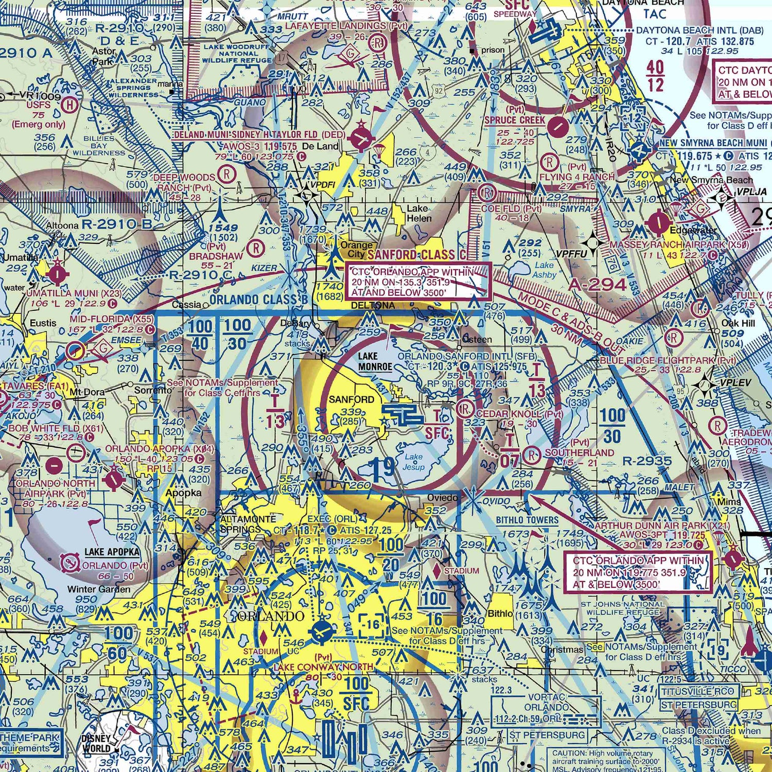 SFB - VFR Chart