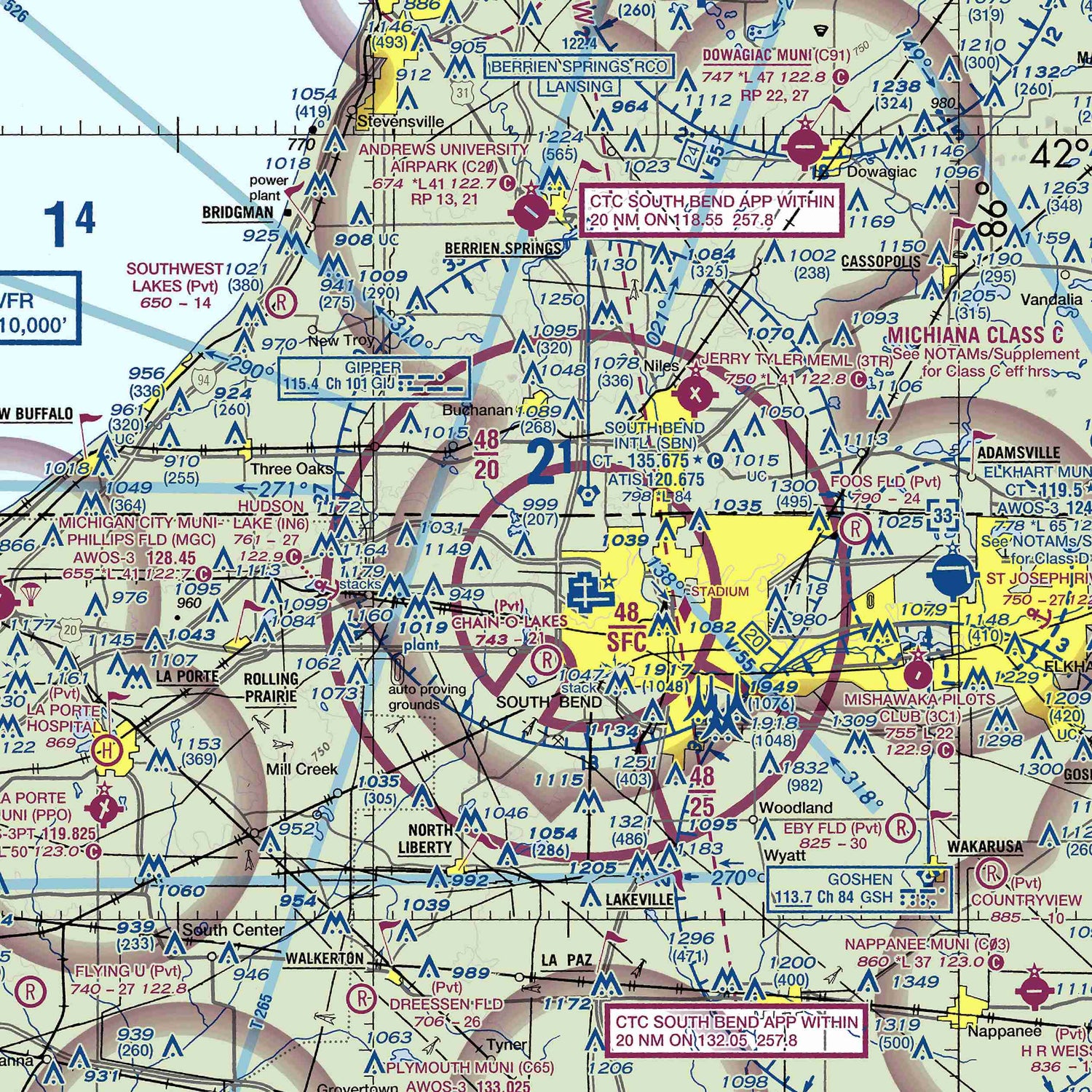 SBN - VFR Chart